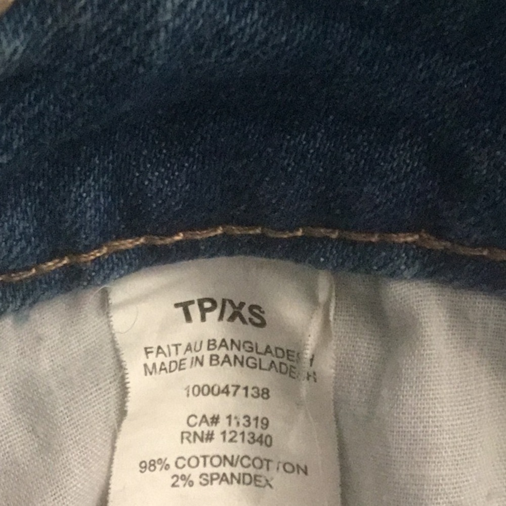 Garage Light Blue Denim Zip-Front Mini Skirt - Picture 5 of 5